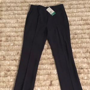 Navy blue crop pants